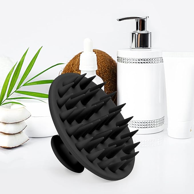 Meartchy Silicone Scalp Massager Shampoo Brush, Scalp Brush - Image 5
