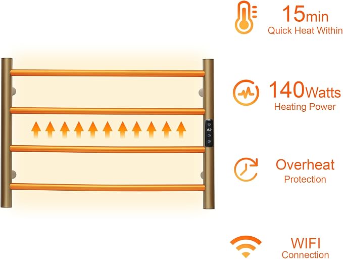 Electric Towel Rack with Voice Control - Image 5