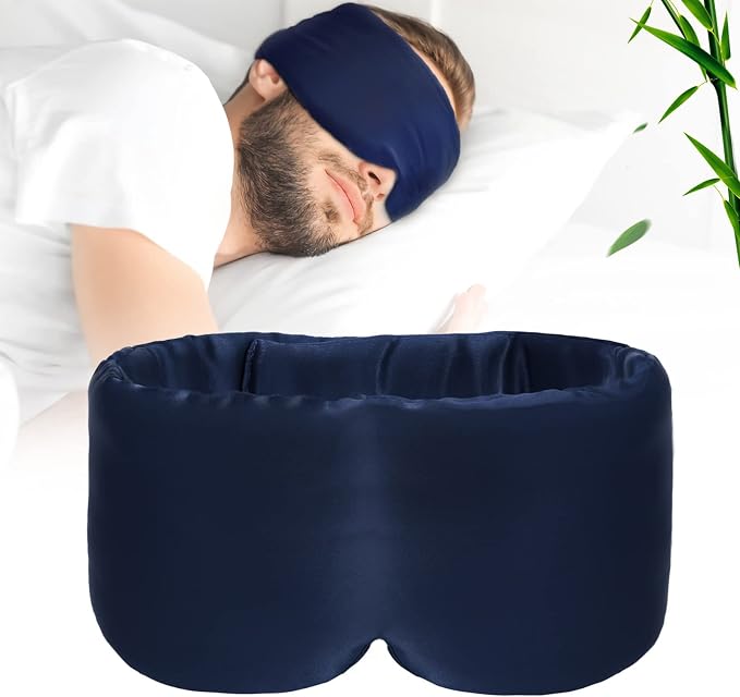 100% Handmade Bamboo Sleeping Eye Mask by iCooBreeze