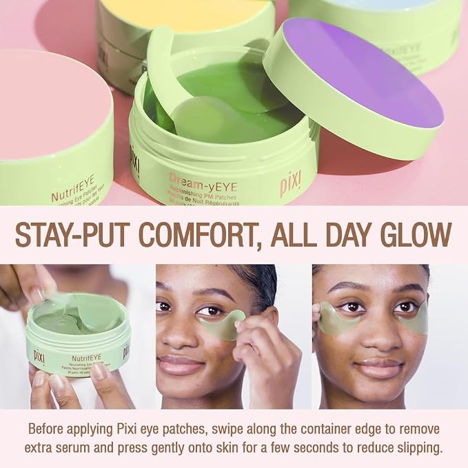 Pixi Beauty NutrifEYE Soothing Rose Under Eye Gel Patches | Eye Masks - Image 3