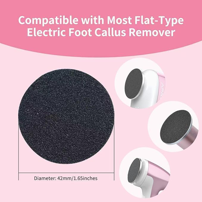 120pcs Replaceable Sandpaper for Electric Foot Callus Remover, - Image 2