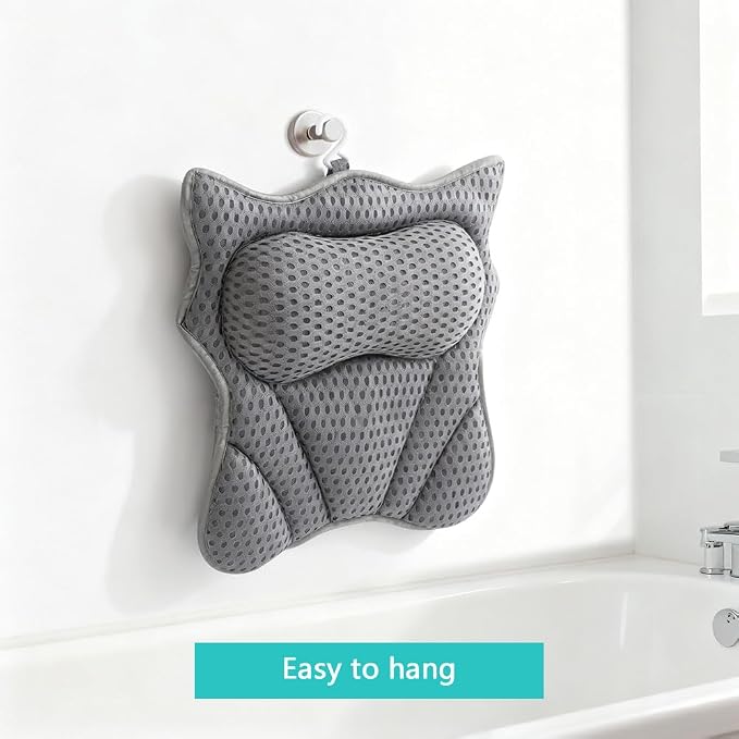 Bath Pillow, Ergonomic Bathtub Pillows - Image 8
