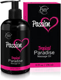 Passion Sensual Massage Oil for Date Night | 100% Natural Body Oil for Couples by BrookethorneNaturals