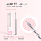 MelodySusie Cuticle Clean Nail Drill Bit 3/32'', Professional Safety Carbide - Image 2