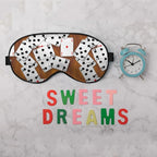 Playing Cards Silk Eye Mask Sleep Mask Funny Poker Wooden Table Rectangle Eye - Image 6