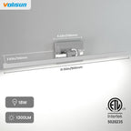VOLISUN Modern Bathroom Vanity Light 31.5 inch, 18W Dimmable 5CCT Led Bathroom - Image 6