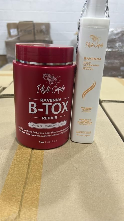I Belli Capelli Ravenna Hair Treatment Kit- 1kg/35.2 oz B-tox Hair Mask + - Image 10