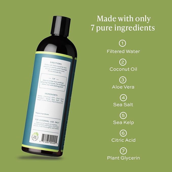 Aleavia Body Cleanse – Organic & All-Natural Prebiotic Body Wash – - Image 3
