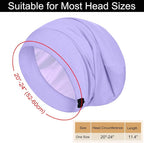 Sleep Cap Bonnet for Sleeping, Adjustable Cooling Ice Silk Lined Hair Bonnets - Image 7