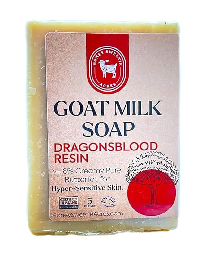 Honey Sweetie Acres Dragonsblood Goat Milk Soap by HoneySweetieAcres