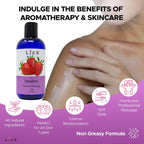 Lick Strawberry Bliss Edible Massage Oil – Natural, Sensual Body Oil - Image 3