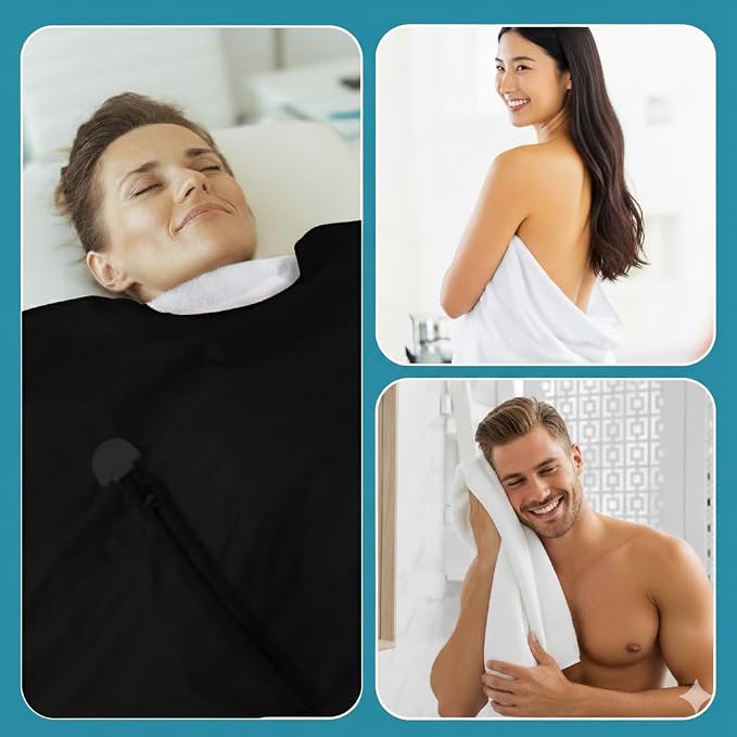 Sauna Towels for Infrared Sauna Blanket -Reusable & Machine-Washable Sauna - Image 7