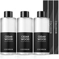 COCODOR Reed Diffuser Oil Refill/Cedar Wood /6.7oz / 3 Pack/Aromatherapy by COCODOR