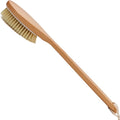 OWIIZI Bath Brushes with Soft and Natural Bristles Antiskid Wooden Long Handle by OWIIZI