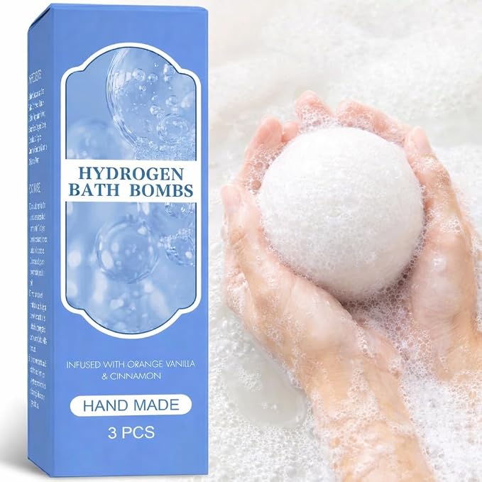 Magnesium Bath Bombs – Epsom Salt & Hydrogen Water Soak by Unknown