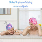 ELLEWIN Microfiber Hair Towel Wrap - Image 6