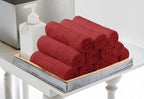 Avalon Towels Cotton Washcloths 24-Pack – 12 x 12 Inch Red Super Soft & - Image 4
