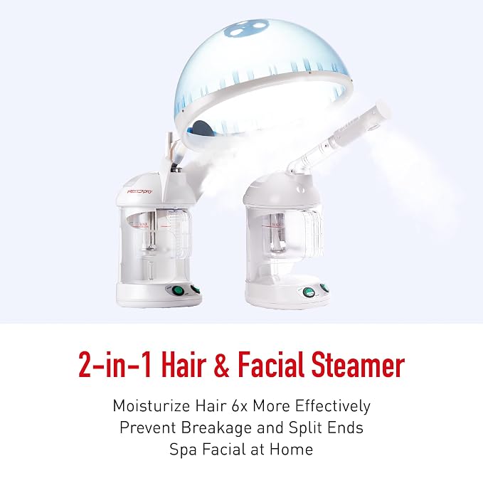 Red Pro Hair Therapy 2-in-1 Hair Steamer & Facial Steamer - Image 3