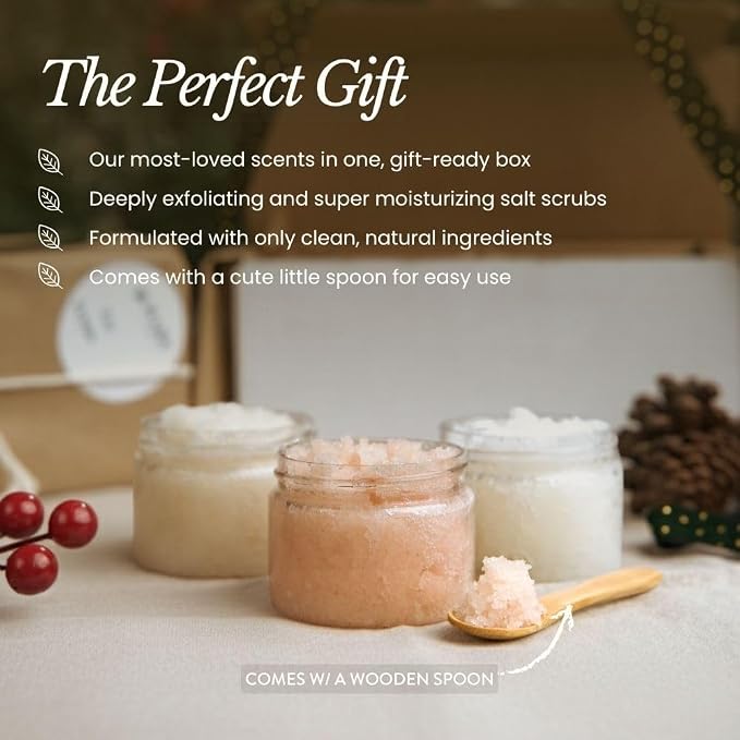 Bare Botanics 3 pc Body Scrub Gift Set - Image 3