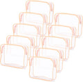 Tbestmax 10 Pack Clear Cosmetic Bags Makeup Bags Portable Waterproof TSA by Tbestmax