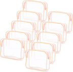 Tbestmax 10 Pack Clear Cosmetic Bags Makeup Bags Portable Waterproof TSA by Tbestmax