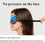 Dolphin Eye Mask Sleeping Mask Sea Fish Coral Whale Starfish Ocean World Sleep - Image 4