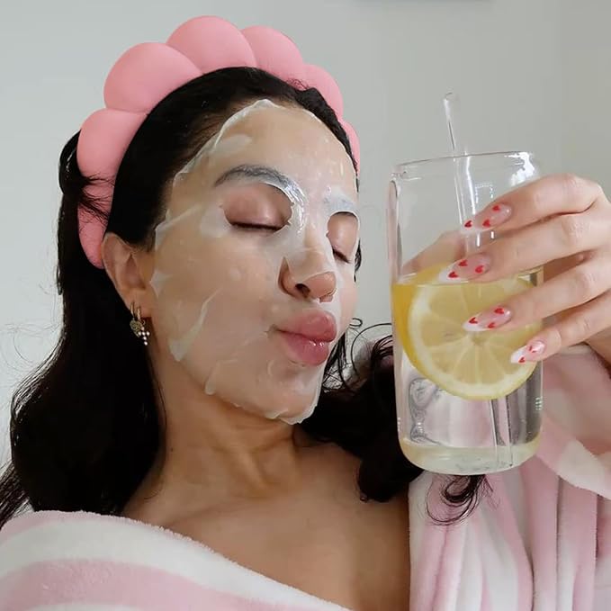 4 Pcs Skincare Headband Set, Face Washing Headband - Image 4