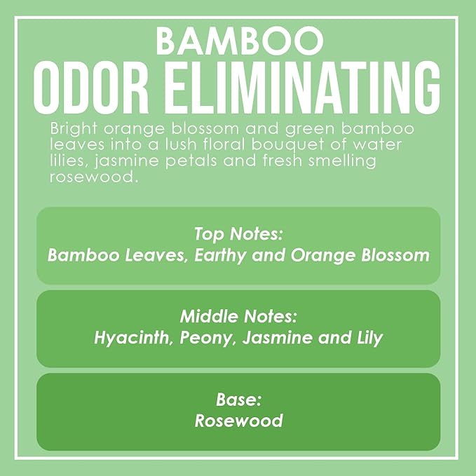 Bamboo Odor Eliminating Highly Fragranced Candle - Image 5