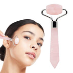 Mini Rose Quartz Roller by Unknown