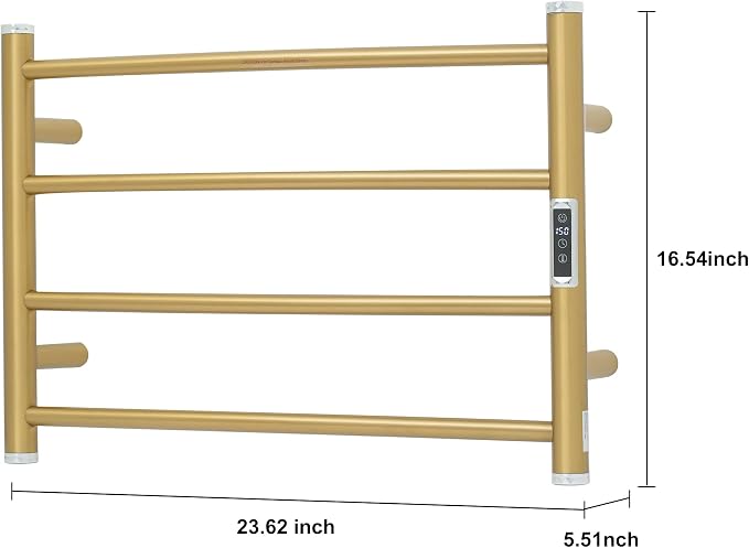 Electric Towel Warmer Rack, Heating Towel Warmer, Timer & Temperature Control - Image 5