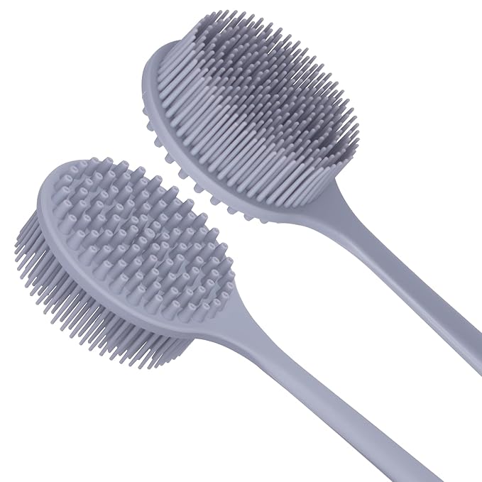DNC Silicone Back Scrubber for Shower Bath Body Brush - Image 2
