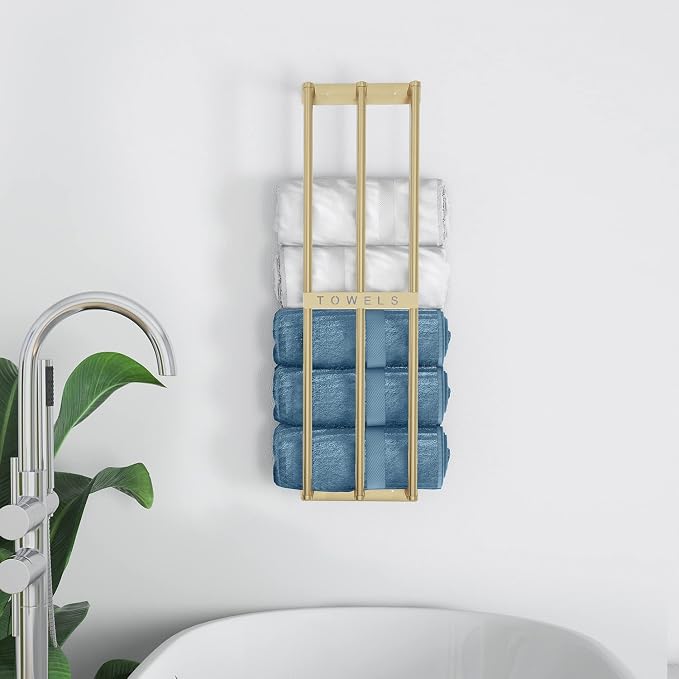 Bathroom Towel Storage, Bethom Wall Towel Rack - Image 2