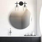 Ralbay Vintage Black Bathroom Light Fixtures 2-Lights Industrial Matte Black - Image 7