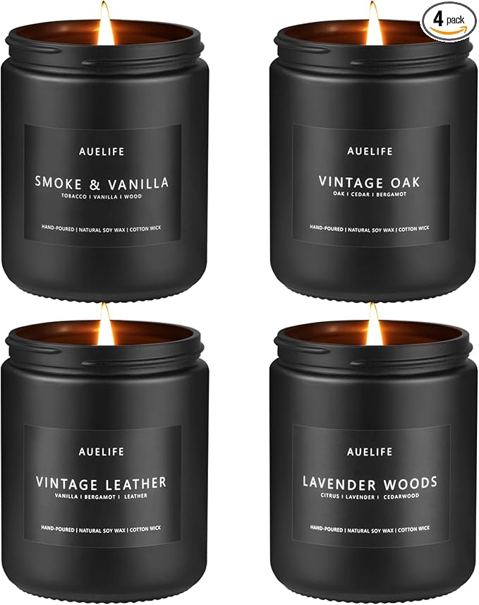 Scented Candles Set | Men Candle Set, Scented Candles by Auelife