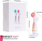 Facial Cleansing Brush, 3 in 1 Electric Face Scrubber - Image 8