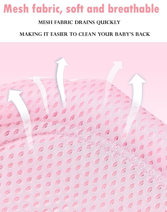 Baby Bath Support Mesh Pad Newborn Bath Tub Seat Net Non-Slip Baby Tub Mat - Image 5