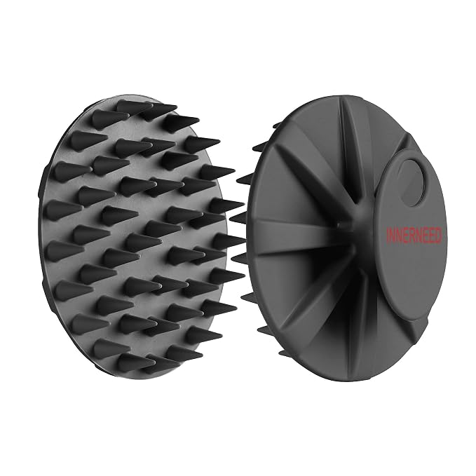 INNERNEED Scalp Care Massager Shampoo Brush, Wet & Dry Manual Head Scrubber - Image 7