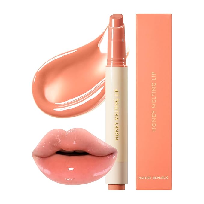 Nature Republic HONEY MELTING LIP SOFT LIP STICK, Hydrating Gloss, Moisturizing by NATUREREPUBLIC