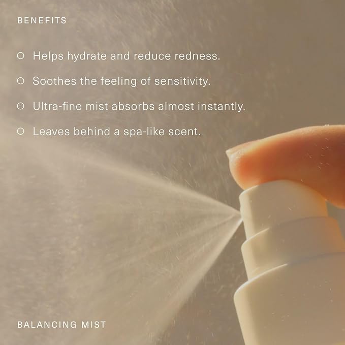 Oak Essentials Balancing Mist, Ultra-Fine Hydrating Toner Spray - Image 3
