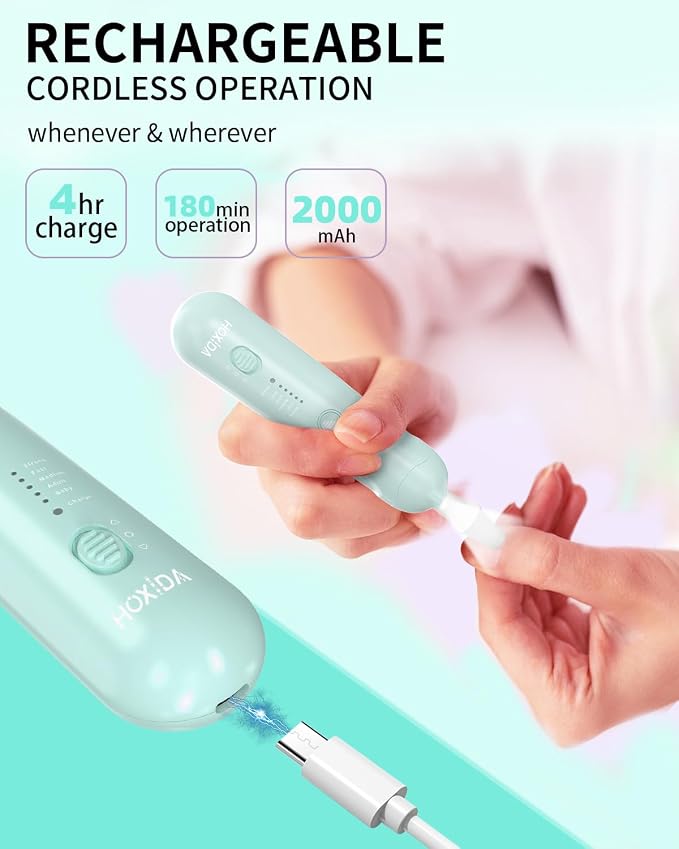 Manicure Pedicure Kit for Women, Professional Nail Grinder for Senior Thick - Image 5