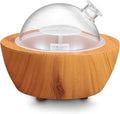 280ml Glass Essential Oil Diffuser Wood Grain Base Air Aroma Diffusers by XANAPHIA