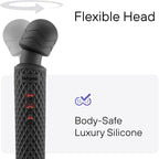 bed geek Handheld Cordless Personal Wand Massager – Waterproof, USB Rechargeable - Image 5