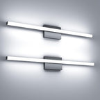36Inch LED Bathroom Vanity Light Bar 5700K Dimmable Led Bathroom Light Over by FWASTT