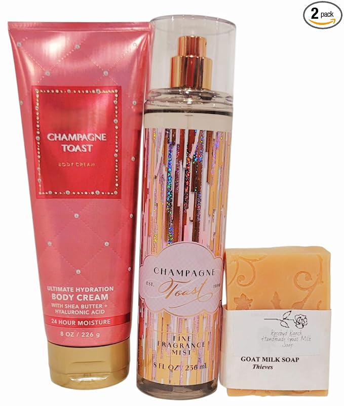 Bath and Body Champagne Toast Ultimate Hydration Body Cream and Fine Fragrance by Unknown