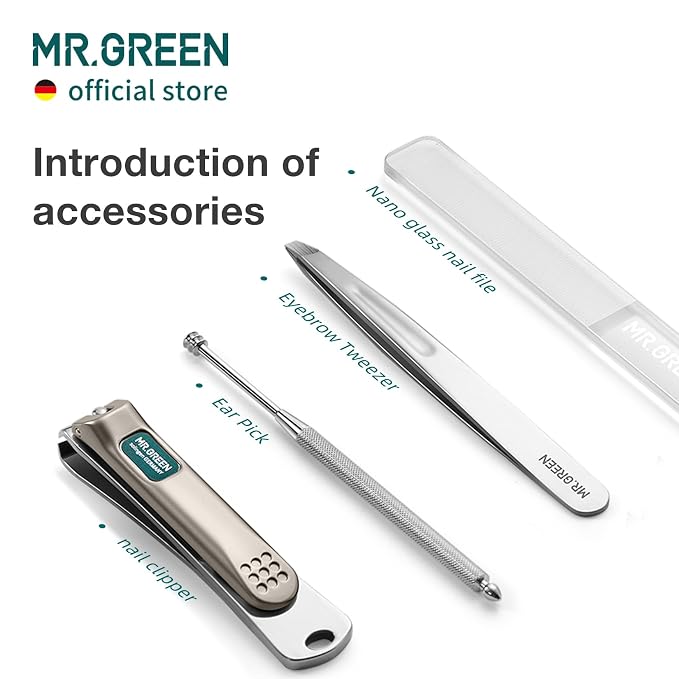 MR.GREEN Colorful Manicure Set Practical Pedicure Kits Nail Clippers Personal - Image 5