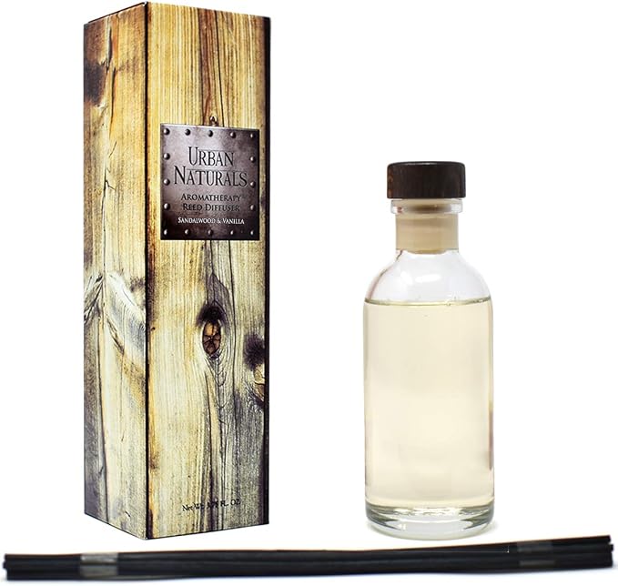 Urban Naturals Sandalwood & Vanilla Reed Diffuser Oil Gift Set | Tahitian - Image 2