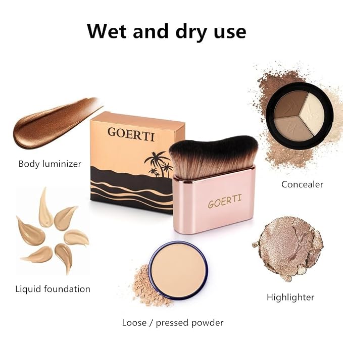 Professional Body Makeup Brush, Kabuki Foundation Brush Makeup Brush, Self - Image 5