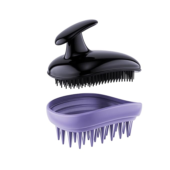 2-in-1 Scalp Massager Shampoo Brush, Scalp Scrubber, Exfoliator Brush by Rebex