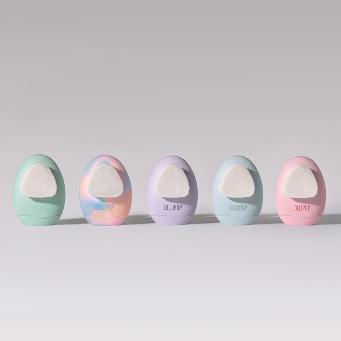 LOLLIPOP Dual-Sided Facial Cleansing Brush | Palm Size Silicone Face Exfoliator - Image 9