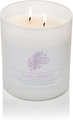 Carolina Floral Serenity Scented Candle, 16 oz Wellness Relaxing Aromatherapy - Image 3